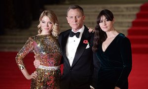 Spectre co-stars Léa Seydoux, Daniel Craig