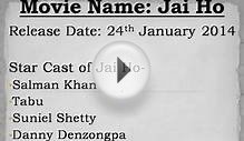 Salman Khan Upcoming and New Movies list 2014